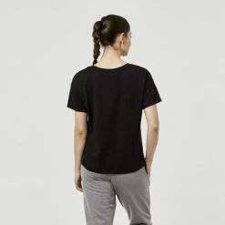 Lotto Women's Logo Tee Black -women's clothing Sales 623824 C 0001 00 3