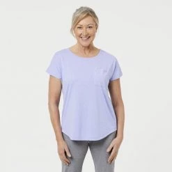 Diadora Women's Active Pocket T-Shirt Lavender 9 Diadora Women's Active Pocket T-Shirt Lavender -women's clothing Sales 623831 C 0530 28