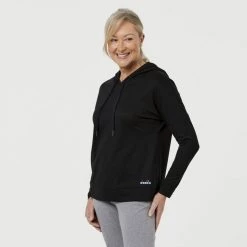 Diadora Women's Active Hood Top Black 8 Diadora Women's Active Hood Top Black -women's clothing Sales 623834 C 0001 00 2