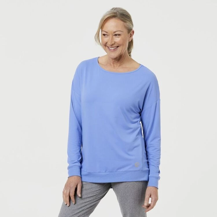 Diadora Women's Active Long Sleeve Top Cornflower 6 Diadora Women's Active Long Sleeve Top Cornflower - Image 4