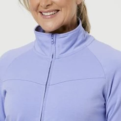 Diadora Women's Fleece Zip Thru Jacket Lavender
