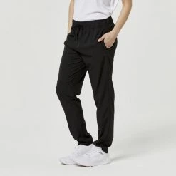 Diadora Women's Straight Woven Pant Black -women's clothing Sales 623840 C 0001 00 2