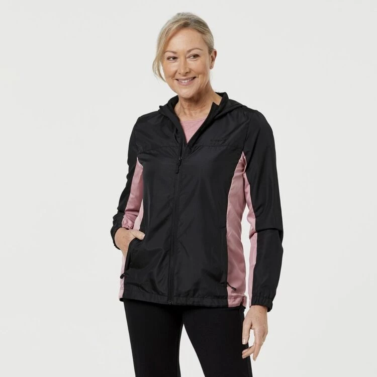 Diadora Women's Hike Zip Hood Jacket Black 6 Diadora Women's Hike Zip Hood Jacket Black - Image 4