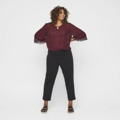 Khoko Plus Bengaline 7/8 Length Pant Black 9 Khoko Plus Bengaline 7/8 Length Pant Black -women's clothing Sales 624050 C 0001 00