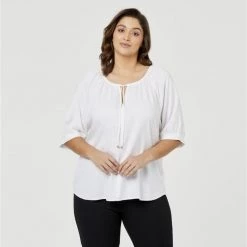 Estelle Athenia Top White -women's clothing Sales 624328 C 0100 14