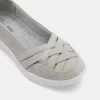 Cloud Steppers By Clarks Adella Poppy Women's Leisure Slip On Grey