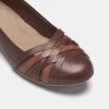 Cloud Steppers By Clarks Sara Clover Women's Ballet Mahogany -women's clothing Sales 624390 C 0601 61 4