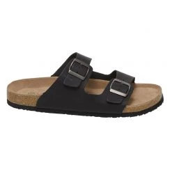 Khoko Cleo Women's Double Strap Footbed Sandal Black -women's clothing Sales 624400 C 0001 00