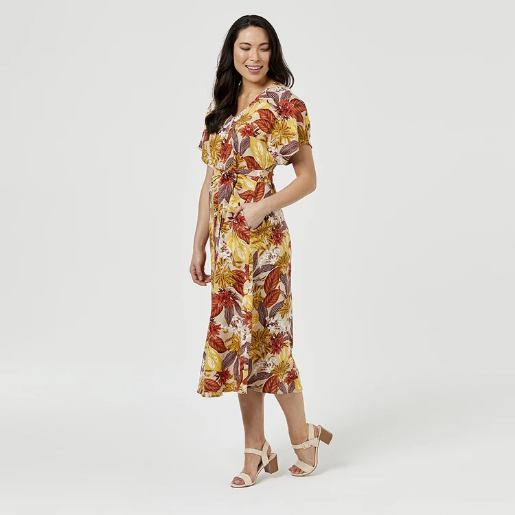 JB Jayson Brunsdon Tropics Kimono Dress Tropic 5 JB Jayson Brunsdon Tropics Kimono Dress Tropic - Image 3