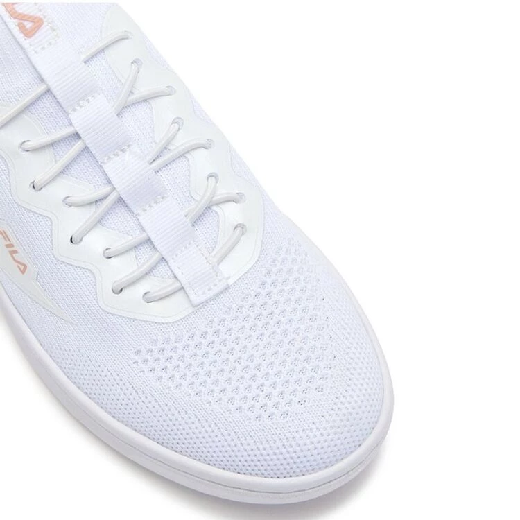 Fila Bronte Women's Lace Up Leisure Shoe White 3 Fila Bronte Women's Lace Up Leisure Shoe White