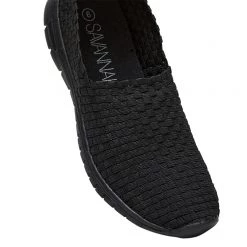 Savannah Fab Women's Leisure Slip On Black Blk