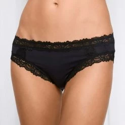 Sash & Rose Micro Lace Bikini 3 Pack Black & Beige -women's clothing Sales 624566 C 1005 12