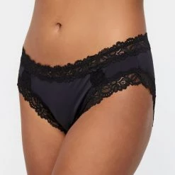 Sash & Rose Micro Lace Bikini 3 Pack Black & Beige -women's clothing Sales 624566 C 1005 12 4