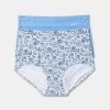 Ambra Microfibre Full Brief 2 Pack Blue