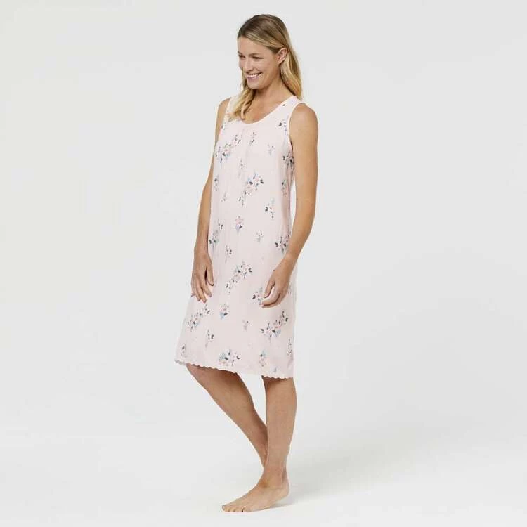 Sash & Rose Woven Lace Hem Nightie Light Pink 5 Sash & Rose Woven Lace Hem Nightie Light Pink - Image 3