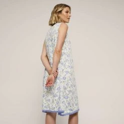 Sash & Rose Woven Lace Hem Nightie Ivory & Floral 10 Sash & Rose Woven Lace Hem Nightie Ivory & Floral -women's clothing Sales 624797 C 1270 78 4