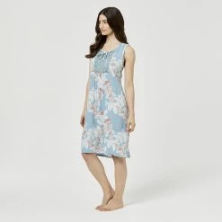 Sash & Rose Woven Broderie Trim Nightie Blue 8 Sash & Rose Woven Broderie Trim Nightie Blue -women's clothing Sales 624799 C 0400 00 2