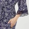 Sash & Rose Jersey Kimono Gown Navy & Ivory -women's clothing Sales 624818 C 1411 41 4