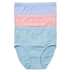Sash & Rose Matte And Shine Seamfree Full Brief 3 Pack Blue & Blue -women's clothing Sales 625102 C 1400 23