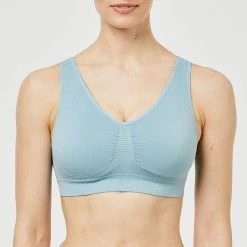 Sash & Rose Soft Seamfree Bra 2 Pack Blue & Pink -women's clothing Sales 625105 C 1400 48