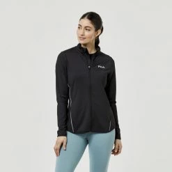 Fila Women's Rayna Jacket Black -women's clothing Sales 625113 C 0001 00