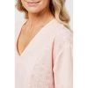 Khoko Collection Cotton Peasant Blouse Peach -women's clothing Sales 625139 C 0681 45 4