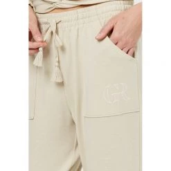 GR Giaan Rooney Tie Front Tassel Pant Stone