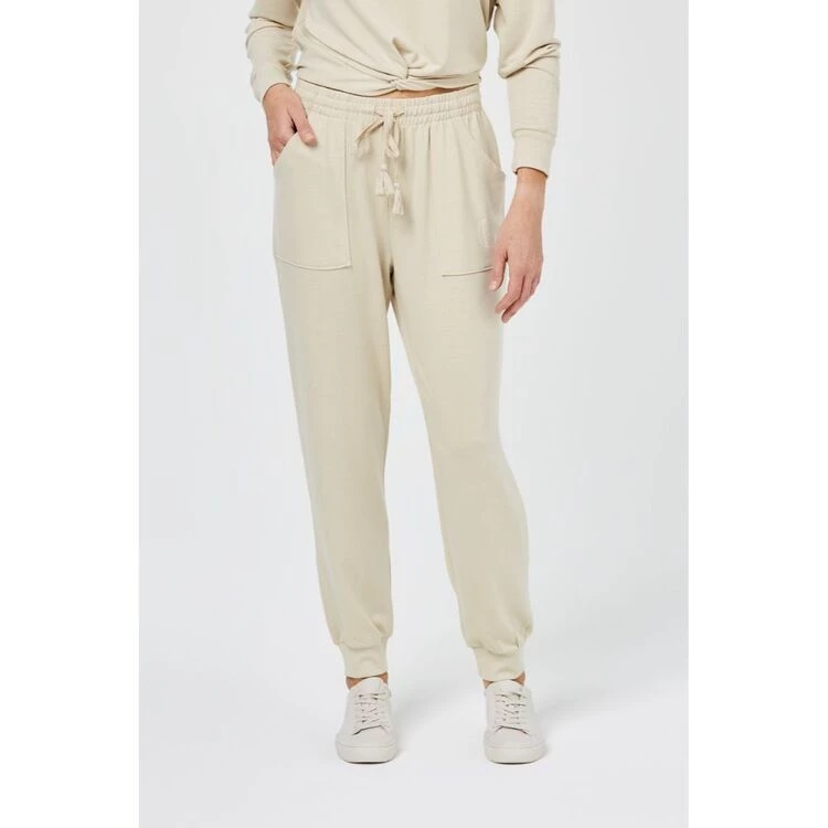 GR Giaan Rooney Tie Front Tassel Pant Stone 6 GR Giaan Rooney Tie Front Tassel Pant Stone - Image 4