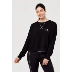 GR Giaan Rooney Contrast Stitch Sweater Black 9 GR Giaan Rooney Contrast Stitch Sweater Black -women's clothing Sales 625152 C 0001 00