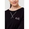 GR Giaan Rooney Contrast Stitch Sweater Black 1 GR Giaan Rooney Contrast Stitch Sweater Black -women's clothing Sales 625152 C 0001 00 4
