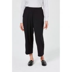 Savannah Side Split Crop Pant Black 9 Savannah Side Split Crop Pant Black -women's clothing Sales 625161 C 0001 00