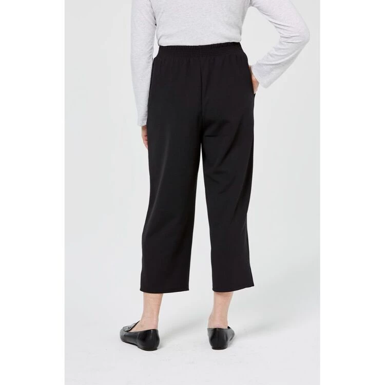 Savannah Side Split Crop Pant Black 4 Savannah Side Split Crop Pant Black - Image 2
