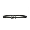 Khoko Cloe Women's Vintage Leather Belt Black