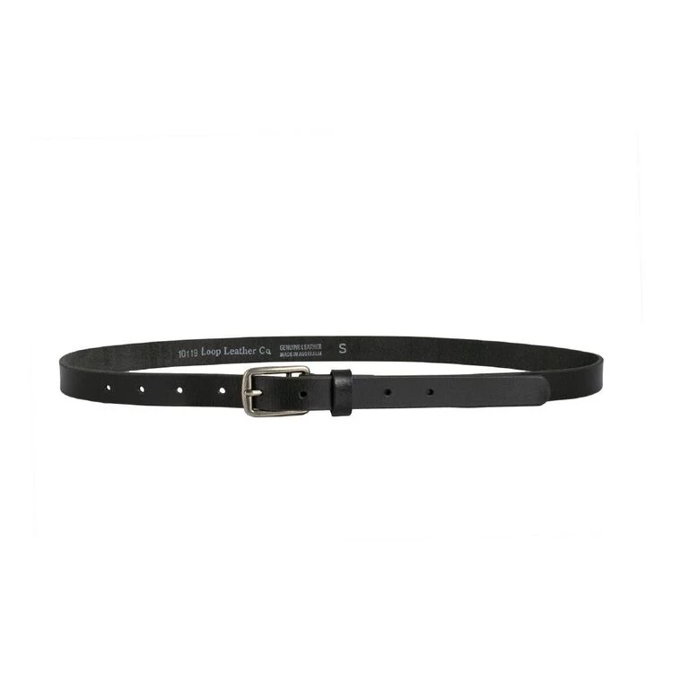 Khoko Cloe Women's Vintage Leather Belt Black 3 Khoko Cloe Women's Vintage Leather Belt Black