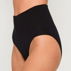 Nancy Ganz Bamboo Santoni Waisted Brief Black