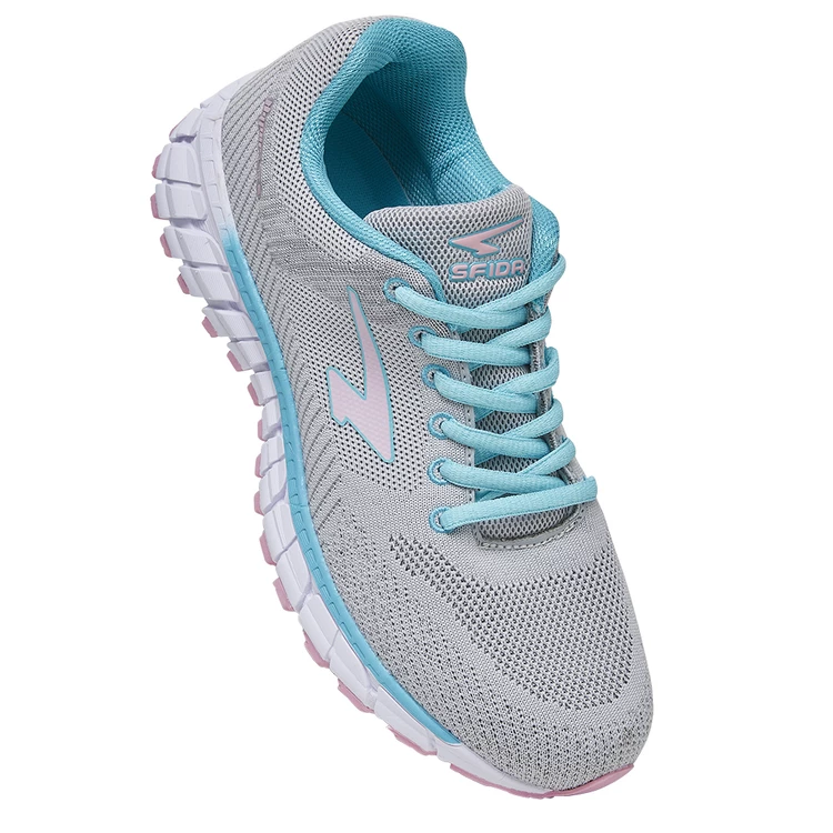Sfida Revolve Women's Lace Up Runner Grey & Pink 3 Sfida Revolve Women's Lace Up Runner Grey & Pink