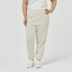Khoko Plus Tapered Leg Trackpant Oatmeal Marle -women's clothing Sales 625397 C 0272 73 2