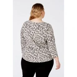 Khoko Plus Asymmetric Sweat Animal -women's clothing Sales 625398 C 0960 13 3