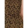 Khoko Plus Fit And Flare Dress Leaf Print