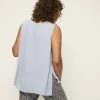 Khoko Plus Hanky Hem Tank Blue