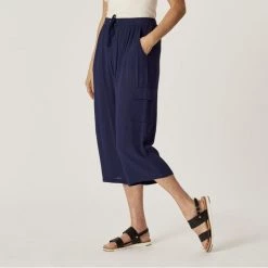 Savannah Crinkle Cargo Pant Navy -women's clothing Sales 625720 C 0410 68 2