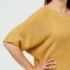 Savannah Textureded Knit Top Chartreuse -women's clothing Sales 625724 C 0310 72 4