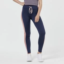 GR Giaan Rooney Spliced Tie Waist Legging Navy -women's clothing Sales 625730 C 0410 68