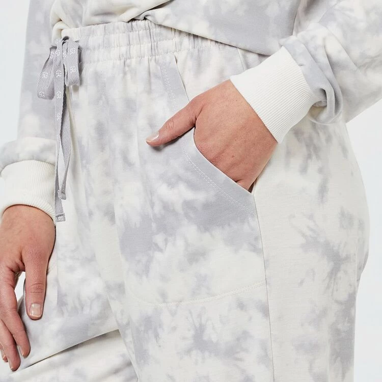 GR Giaan Rooney Signature Tie Dye Trackpant Cream 3 GR Giaan Rooney Signature Tie Dye Trackpant Cream