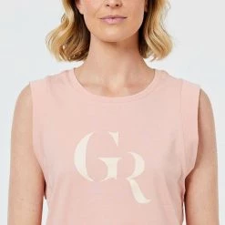 GR Giaan Rooney Logo Muscle Tank Musk