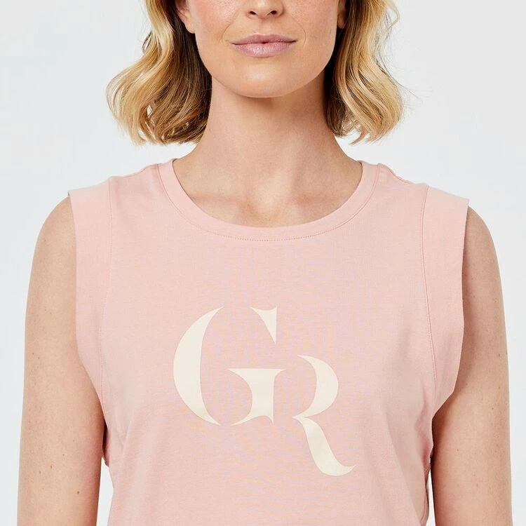 GR Giaan Rooney Logo Muscle Tank Musk 3 GR Giaan Rooney Logo Muscle Tank Musk