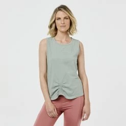 GR Giaan Rooney Ruched Drawstring Tank Mint -women's clothing Sales 625735 C 0313 49