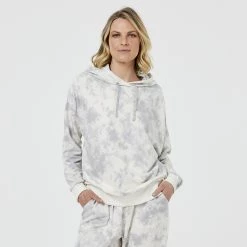 GR Giaan Rooney Signature Tie Dye Hoodie Cream 9 GR Giaan Rooney Signature Tie Dye Hoodie Cream -women's clothing Sales 625737 C 0270 68
