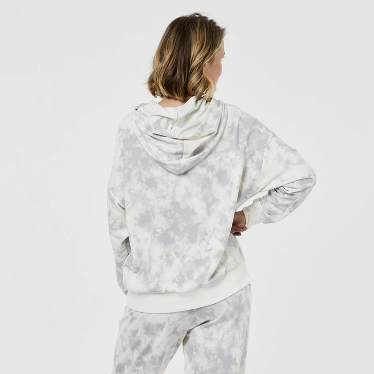 GR Giaan Rooney Signature Tie Dye Hoodie Cream 4 GR Giaan Rooney Signature Tie Dye Hoodie Cream - Image 2
