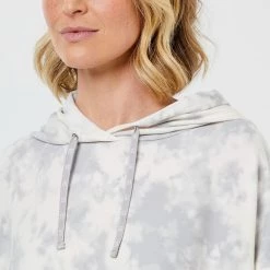 GR Giaan Rooney Signature Tie Dye Hoodie Cream
